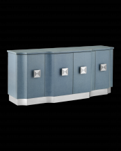 Currey 3000-0281 - Maya Blue Linen Credenza