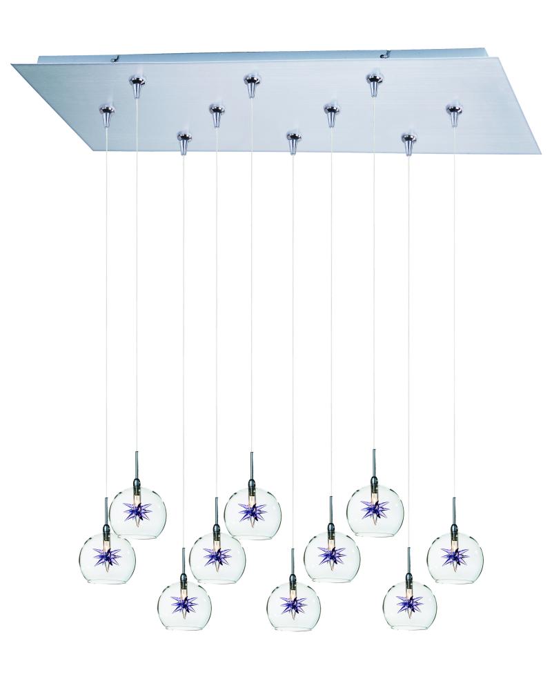 Starburst 10-Light RapidJack Pendant and Canopy